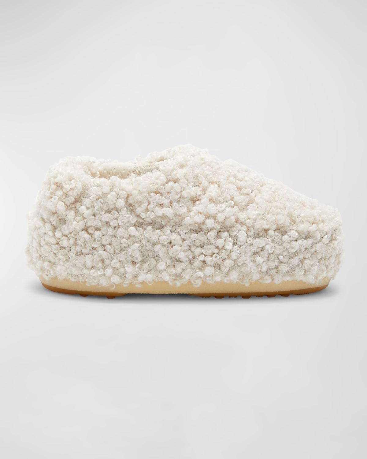 Womens Band Astrakan Slip-On Shoes Product Image