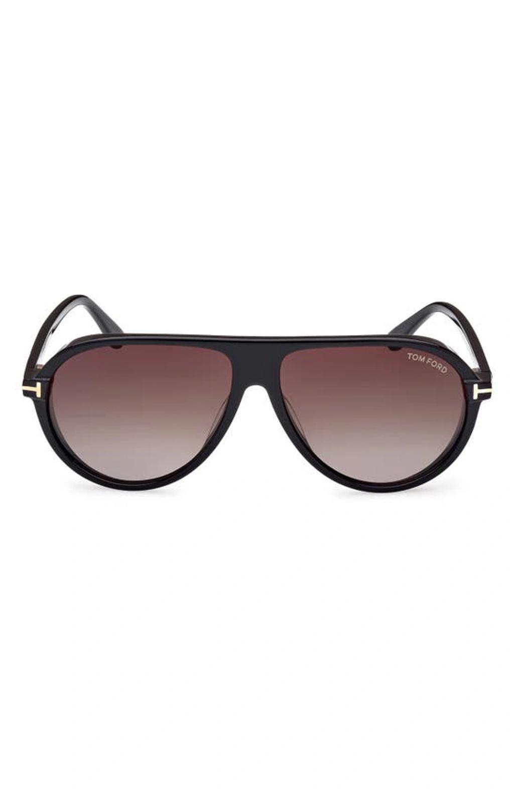 Tom Ford Marcus Pilot Sunglasses, 60mm Product Image