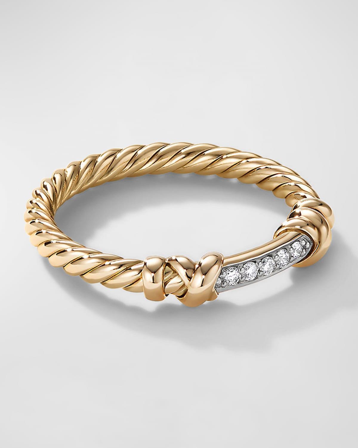 Womens Petite Helena Wrap Band Ring in 18K Yellow Gold Product Image