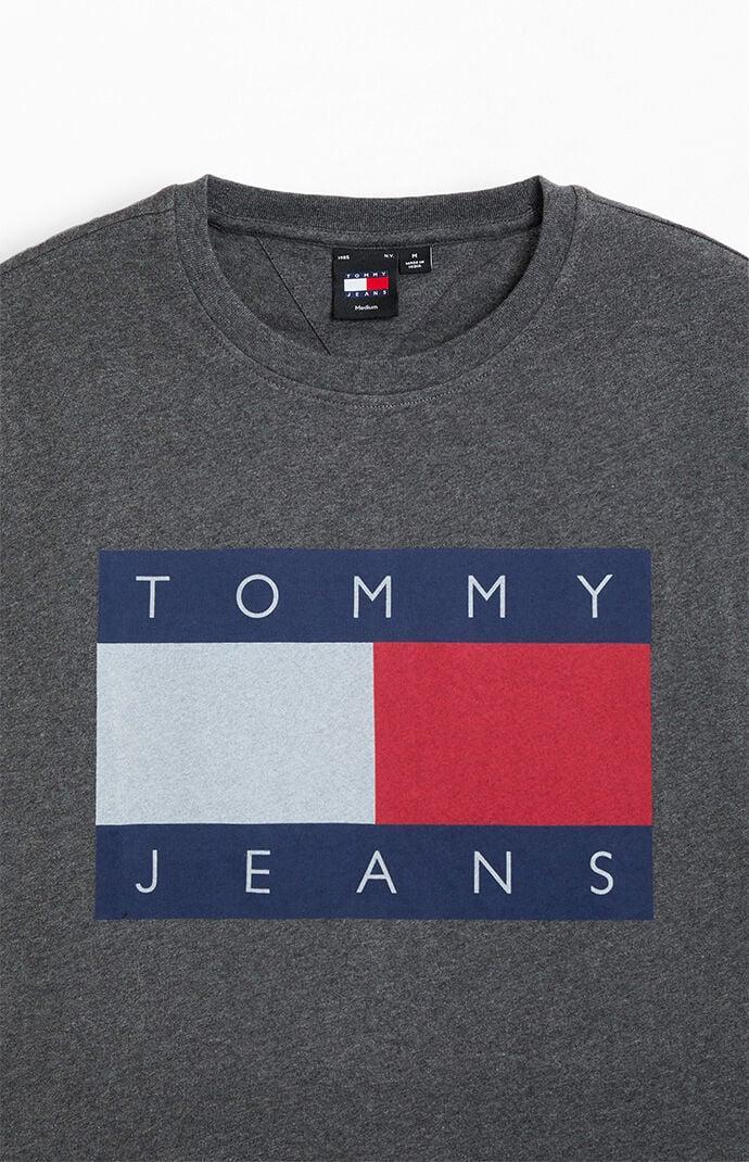 Tommy Jeans Men's Melange Flag Badge Oversized T-Shirt Product Image