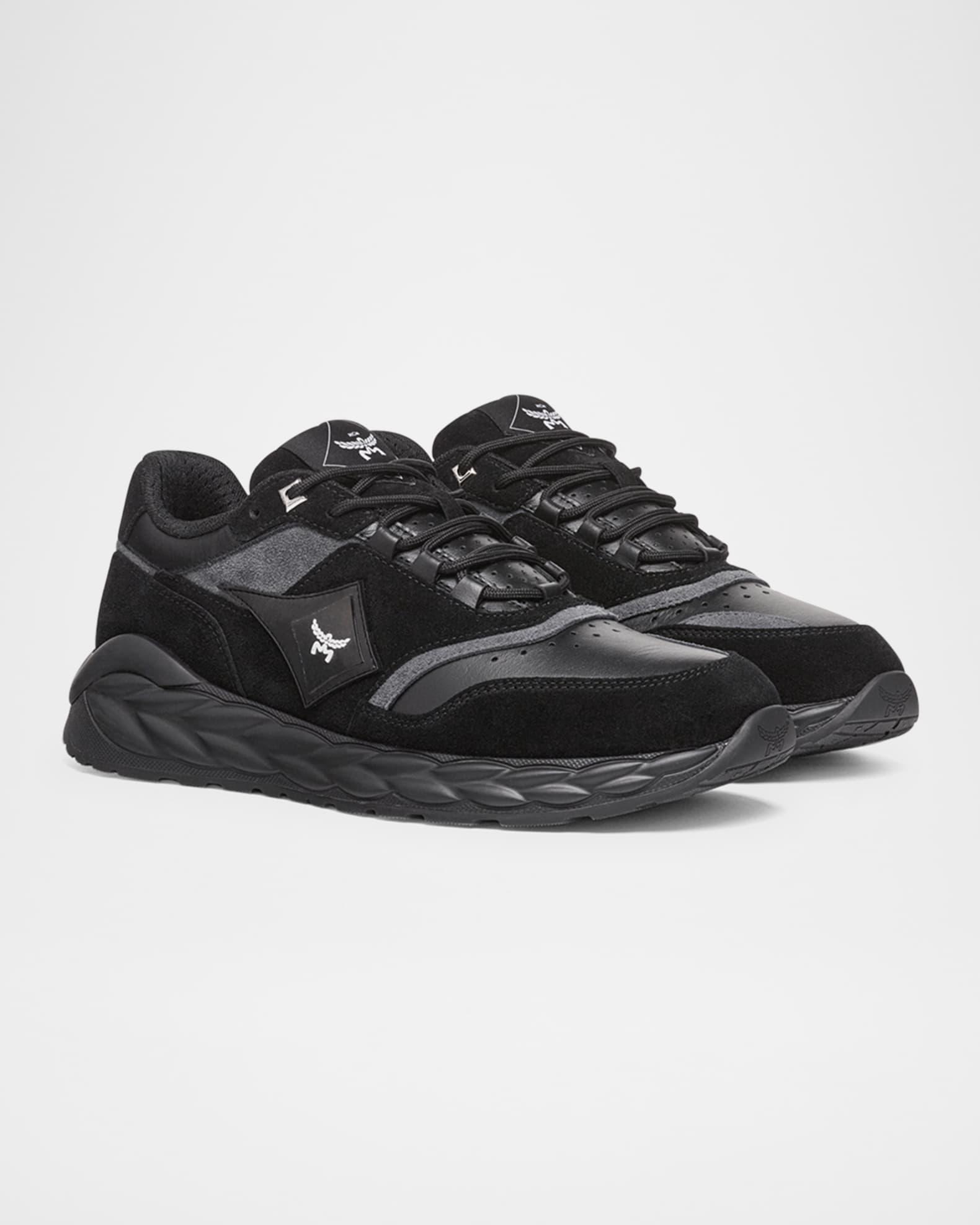Men's Skywander Leather and Suede Sneakers Product Image