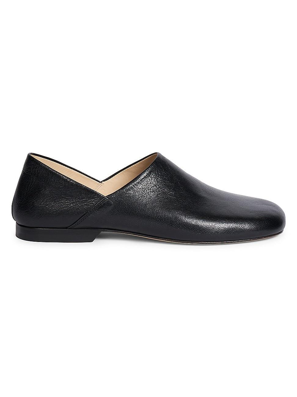 Mens Leather Slippers Product Image