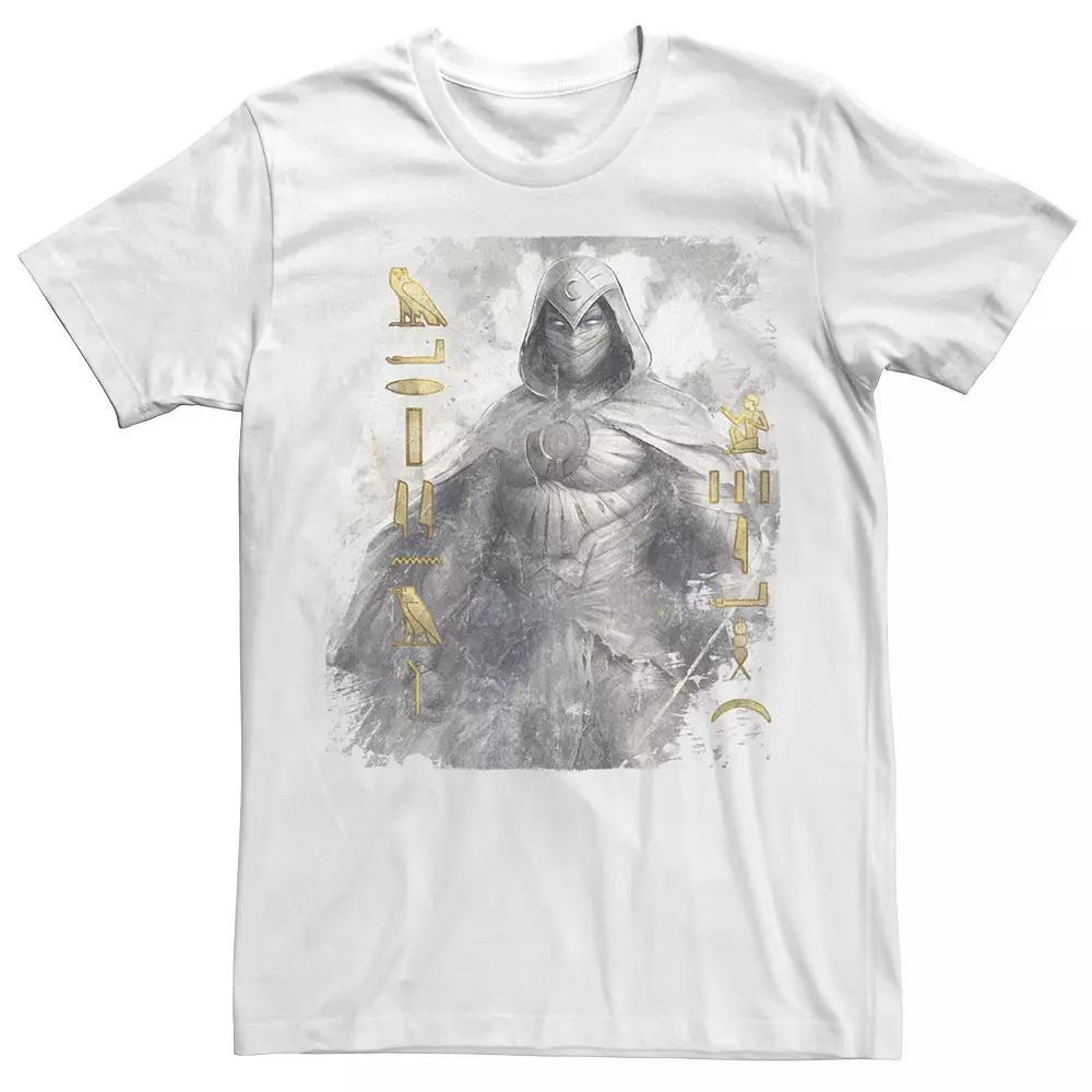 Men's Marvel Moon Knight Glyphs Tee, Size: XL, White Product Image