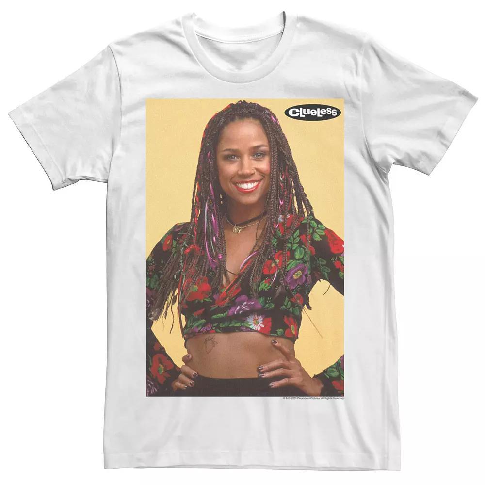 Men's Clueless Dionne Movie Frame Portrait Tee, Size: 3XL, White Product Image