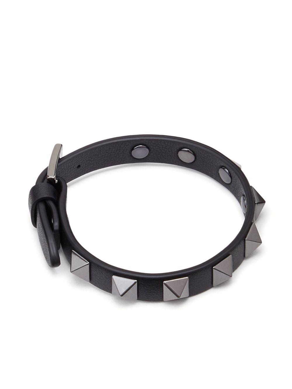 Rockstud leather bracelet Product Image
