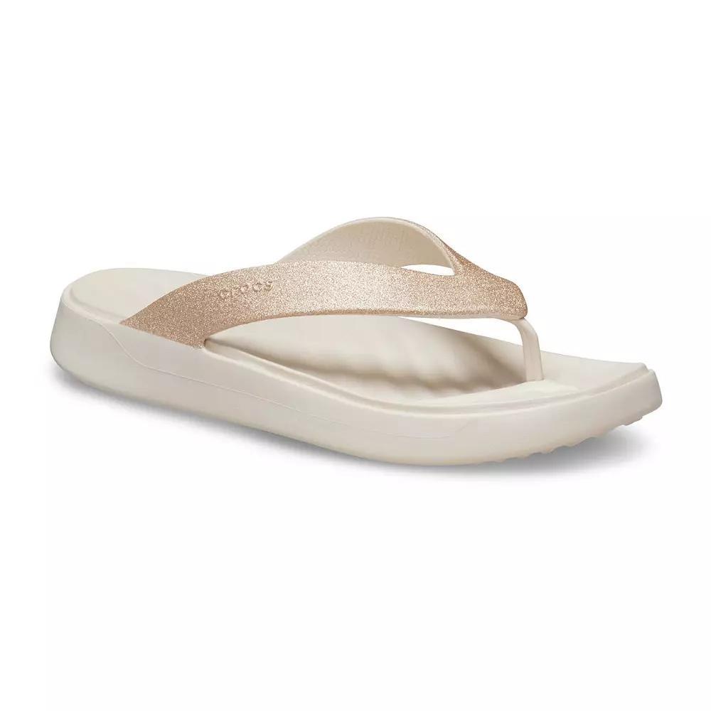 Crocs Getaway Women's Glitter Sandals, Size: 7, Stucco Product Image