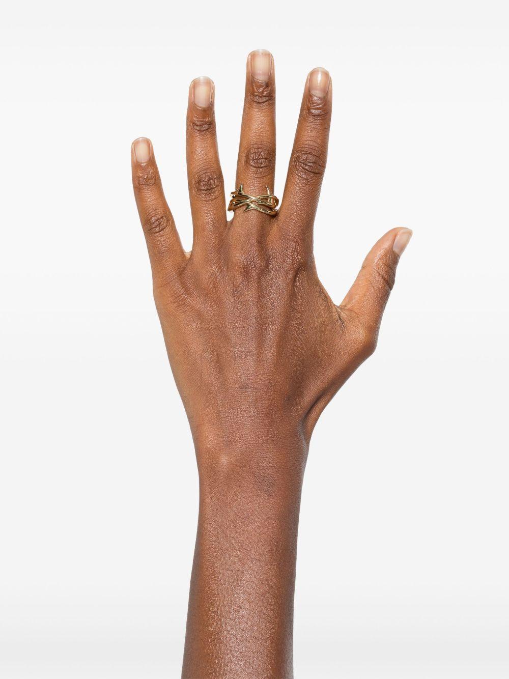 Rose Thorn Triple Band ring Product Image