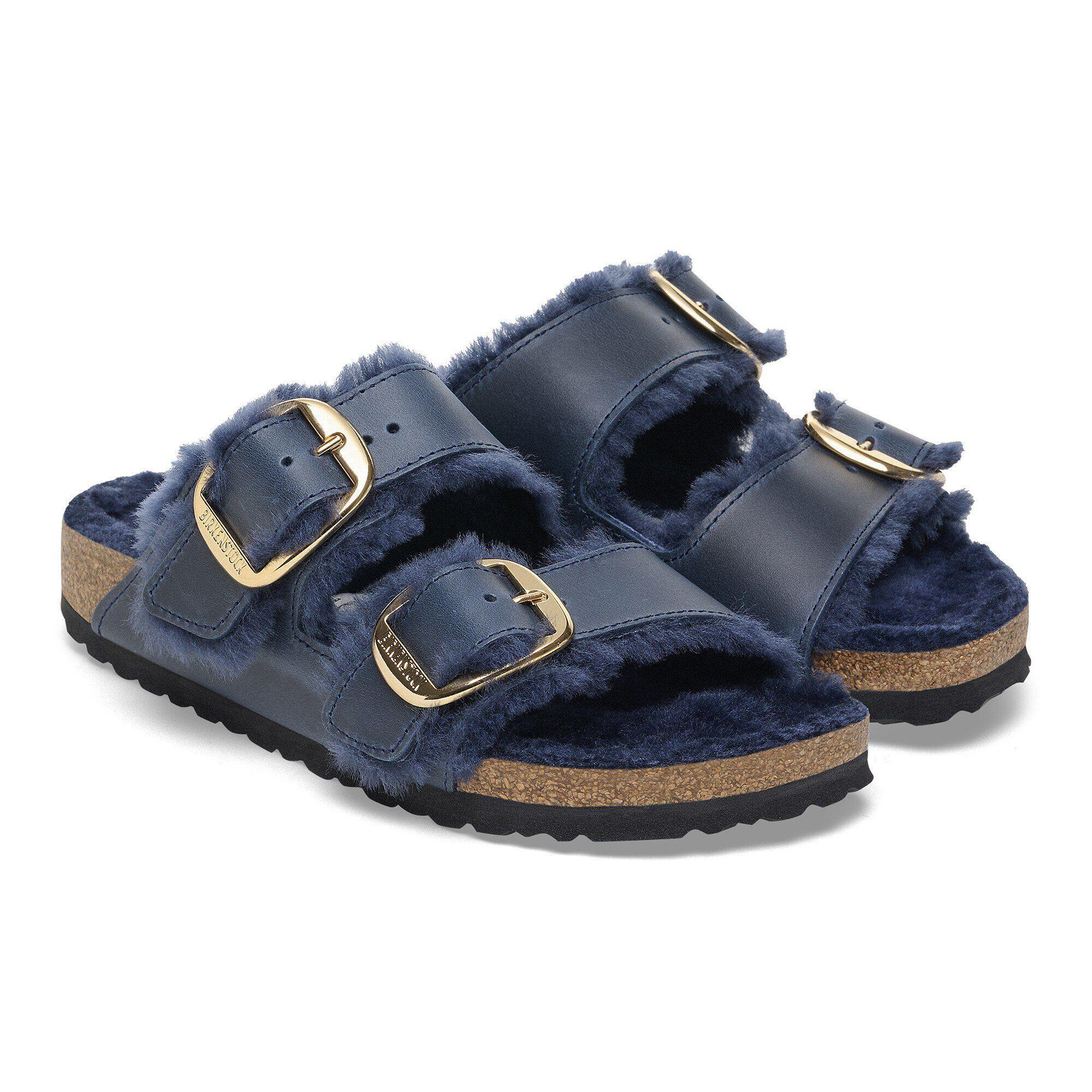Arizona Big Buckle Shearling Natural Leather Oiled Product Image