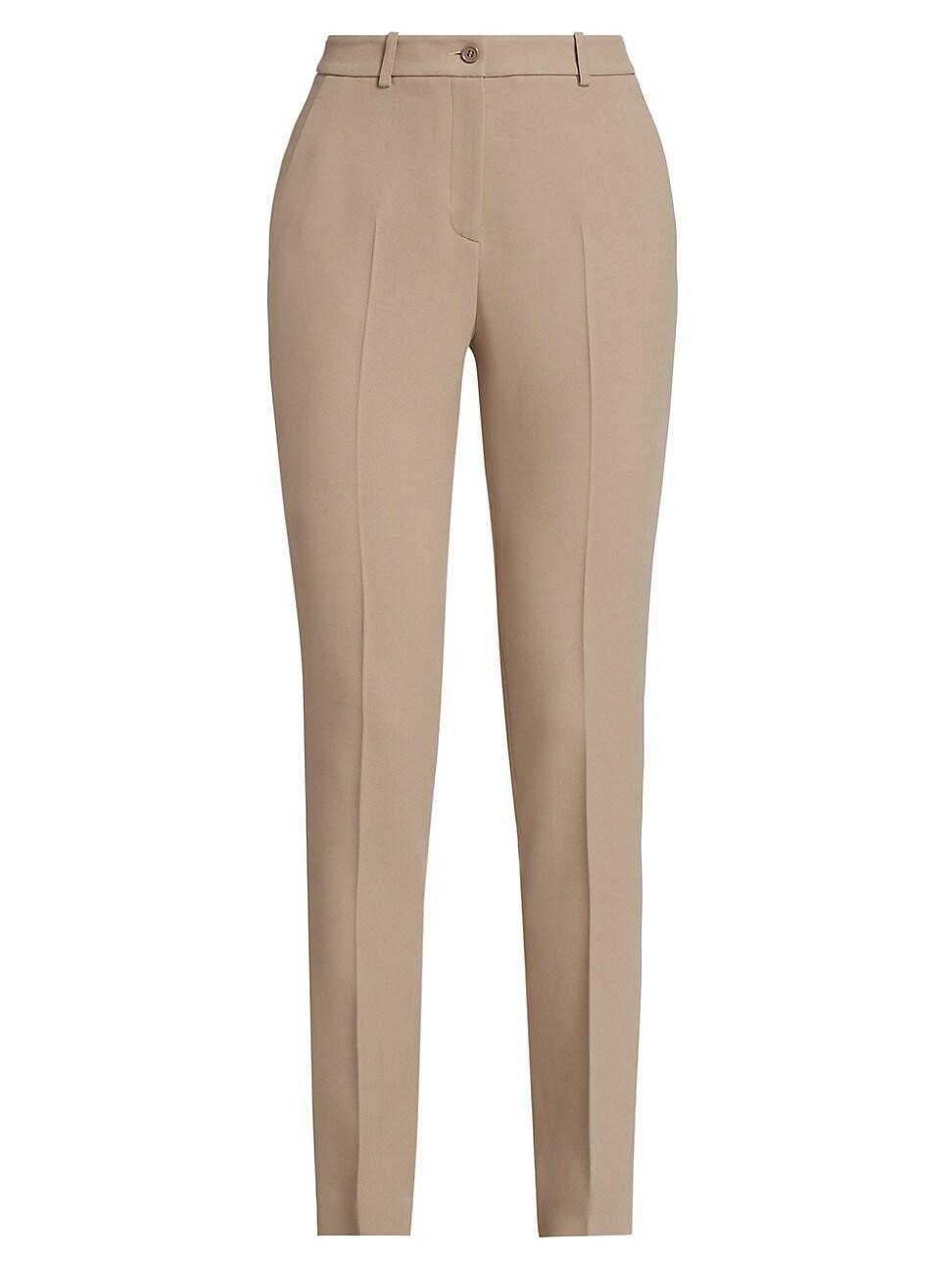 Womens Samantha Pleated Straight-Leg Pants Product Image
