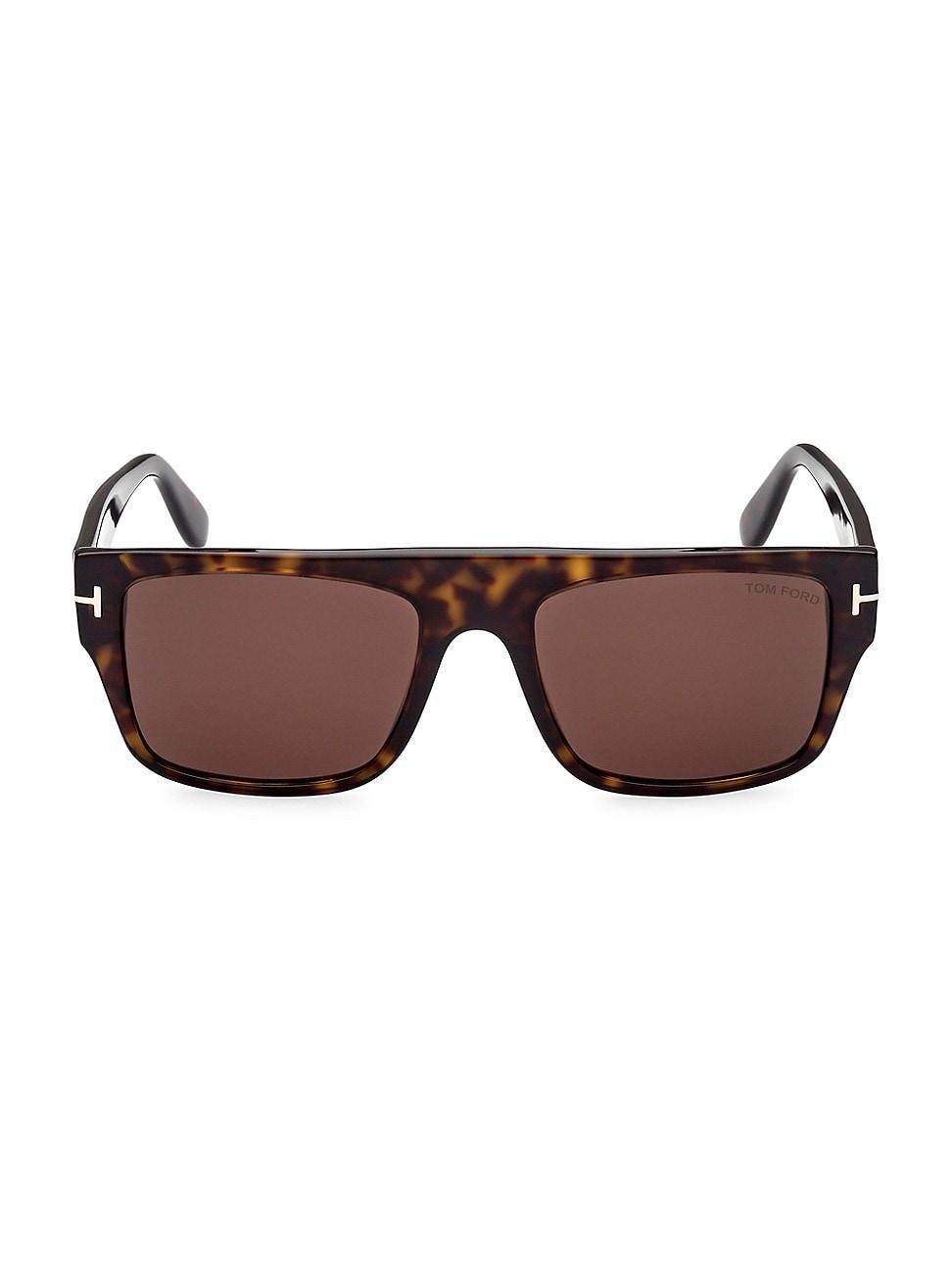 Mens Dunning-02 55MM Rectangular Sunglasses Product Image
