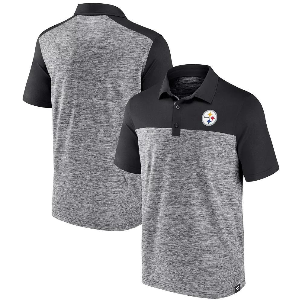 Mens Fanatics Heather Chicago Bears Clutch Polo Blue Product Image