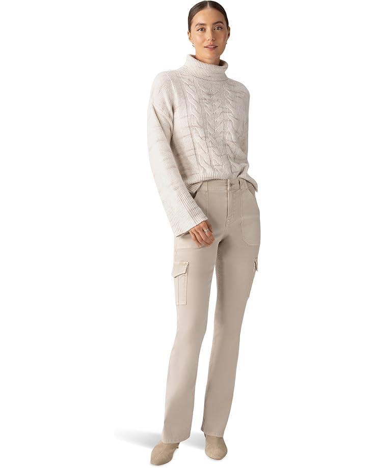 Sporty Stripe Mock Sweater Product Image