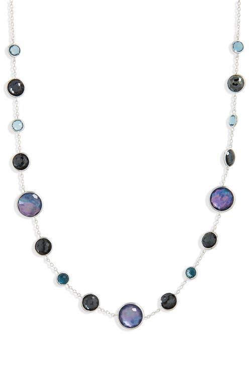 Ippolita Sterling Silver Lollipop Lollitini Blue Gemstone Long Necklace, 36 Product Image