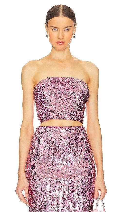 Sequin Crop Top ROTATE Product Image