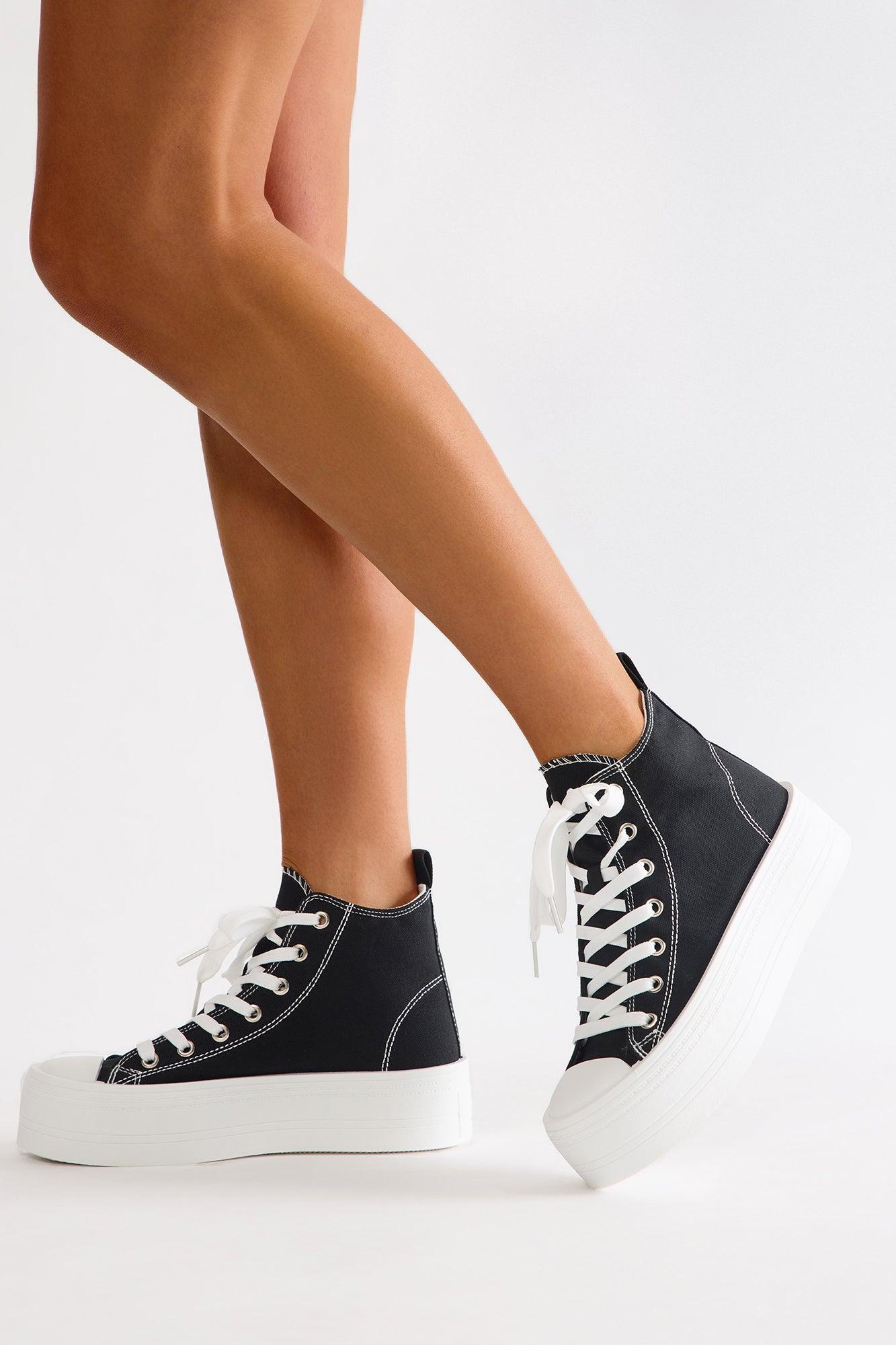 Joss Platform Sneakers - Black Product Image