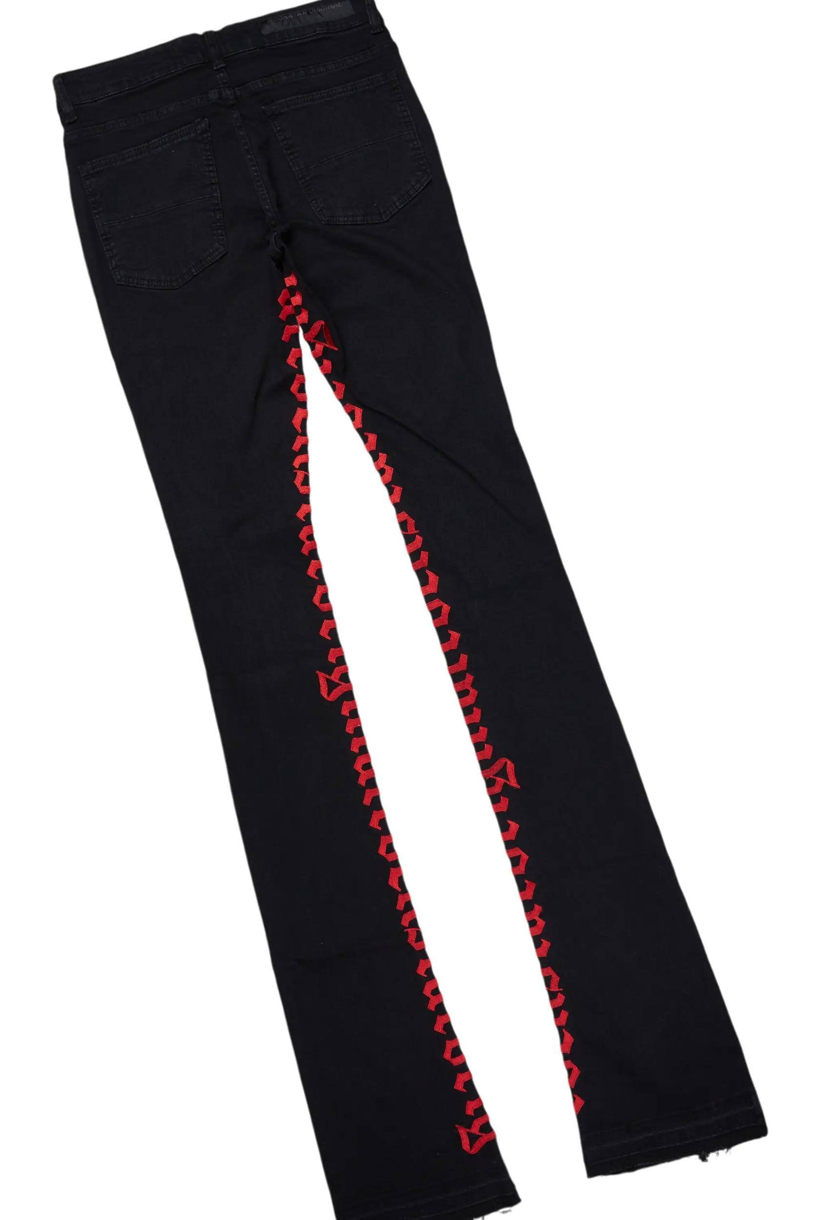 Cappy Black T-Shirt & Colette Super Stacked Flare Jean Bundle Male Product Image