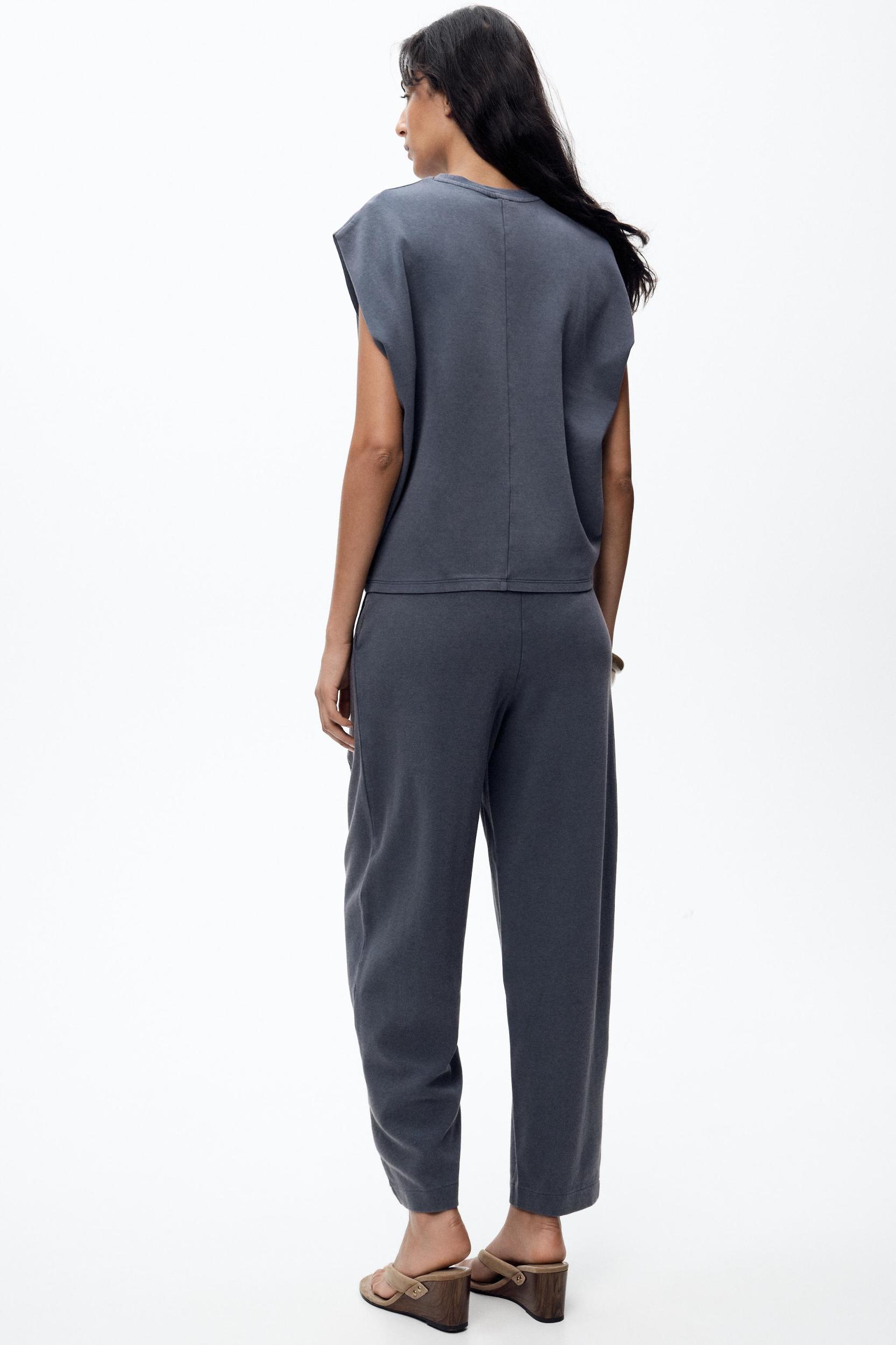 WASHED PLEATED PANTS Product Image