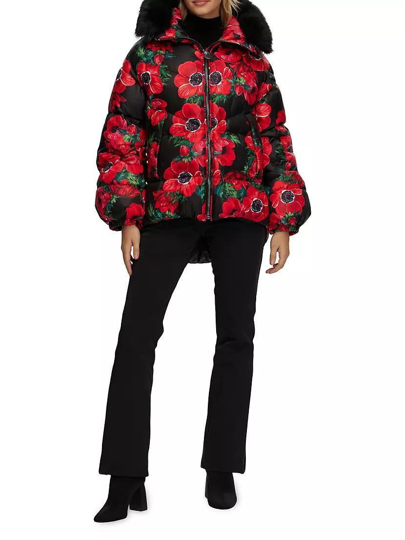 Apres-Ski Jacket with Detachable Toscana Shearling Lamb Hood Trim Product Image