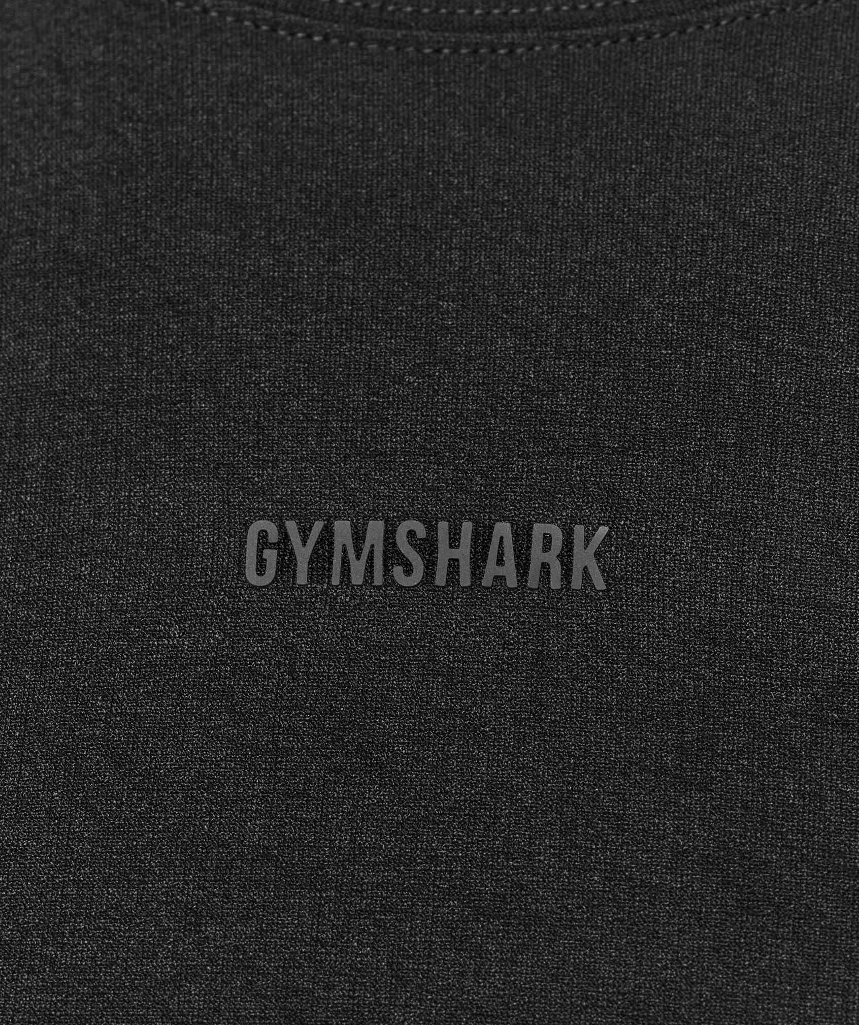 Gymshark everywear Warp Knit LS T-Shirt - Black Male Product Image