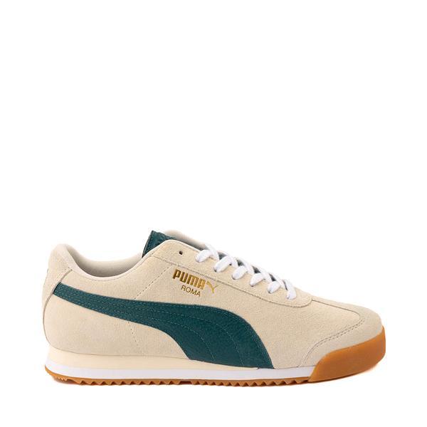 PUMA Roma Suede (Alpine Snow/Cold Green/Gum) Men's Lace up casual Shoes Product Image