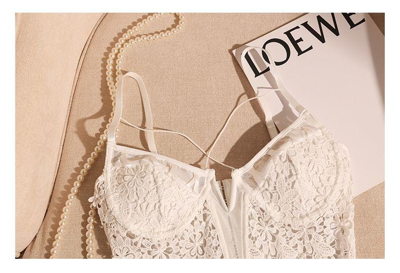 Lace Crop Cami Top Product Image