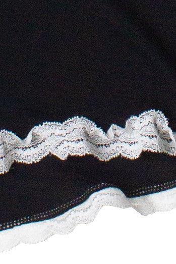 Lace Trim Bow Detail Short Lounge Shorts Product Image