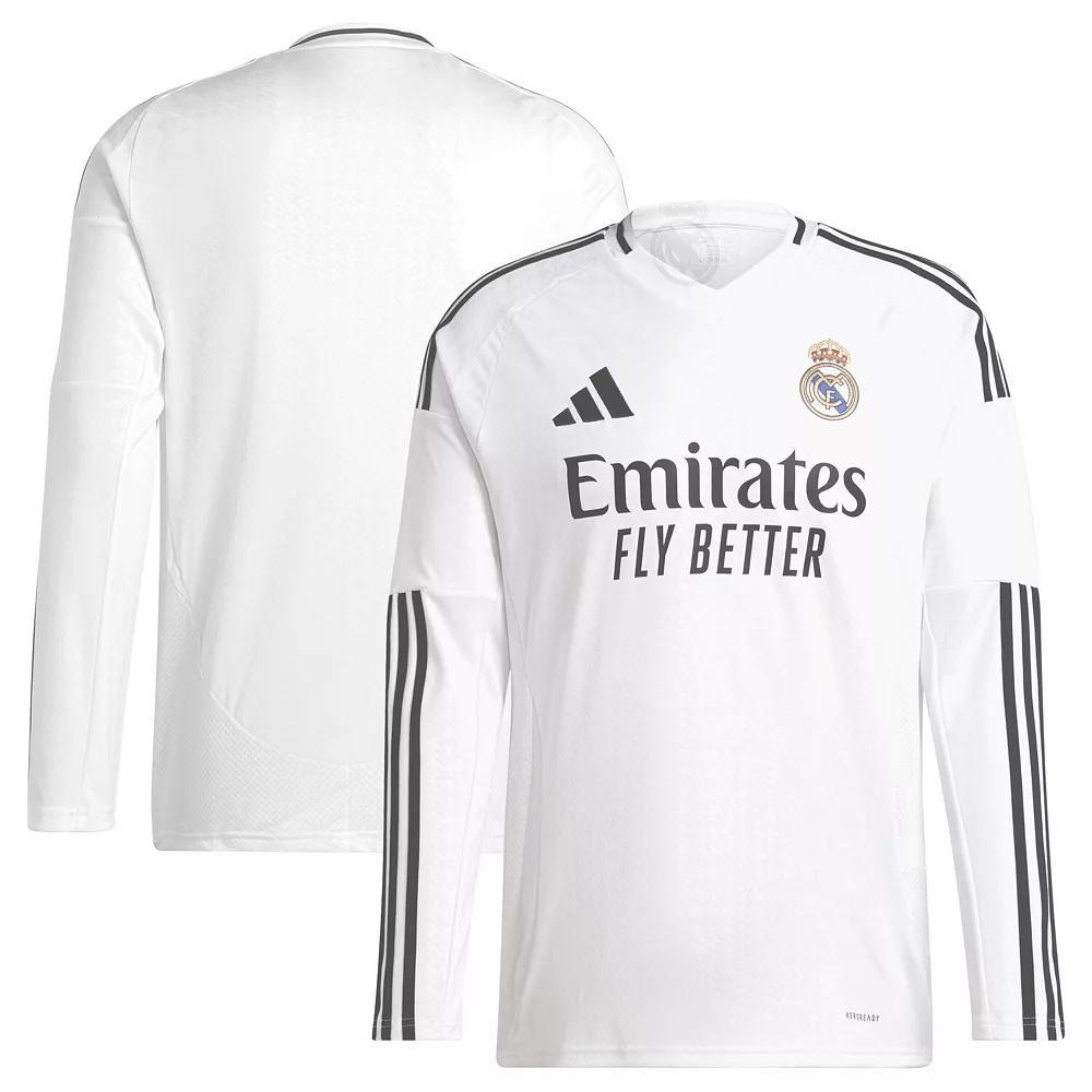 adidas Mens adidas Real Madrid 24/25 Home Long-Sleeve Jersey - Mens Product Image