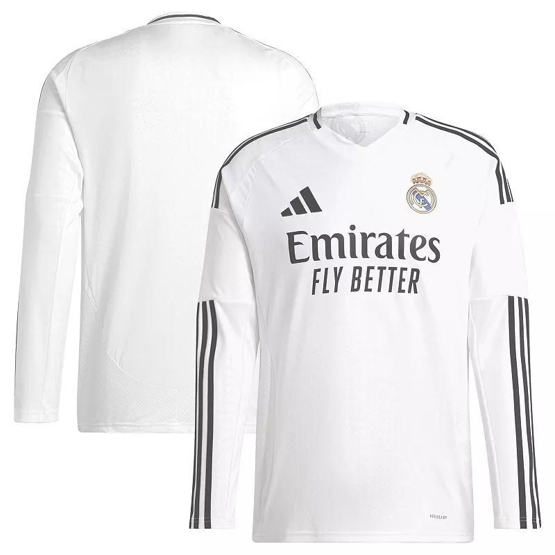 adidas Mens adidas Real Madrid 24/25 Home Long-Sleeve Jersey - Mens Product Image