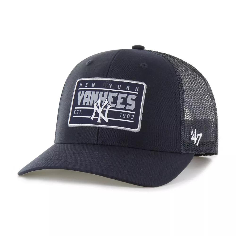 Mens 47 New York Yankees Hardline Trucker Adjustable Hat, Blue Product Image