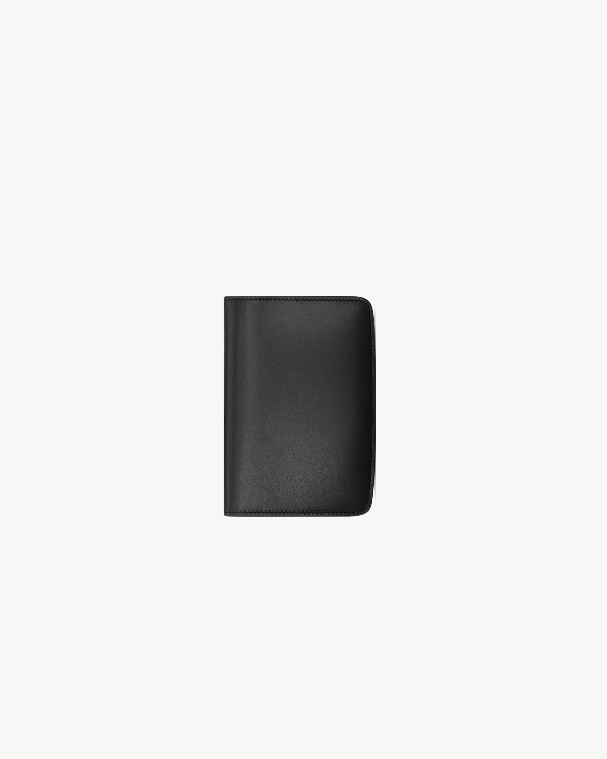 VOLTAIRE passport case in BOX SAINT LAURENT Product Image