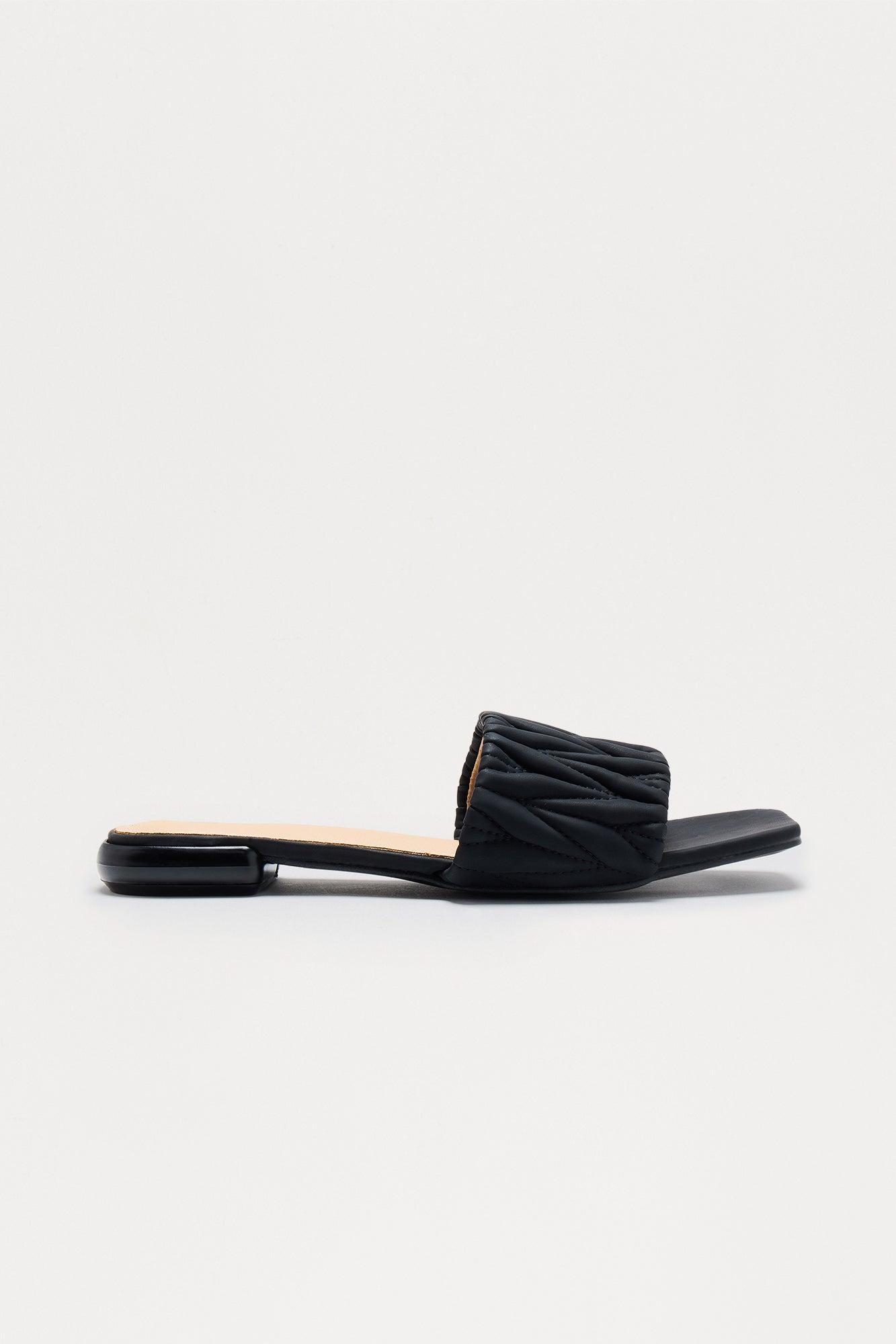 Talisa Slip On Sandals - Black Product Image