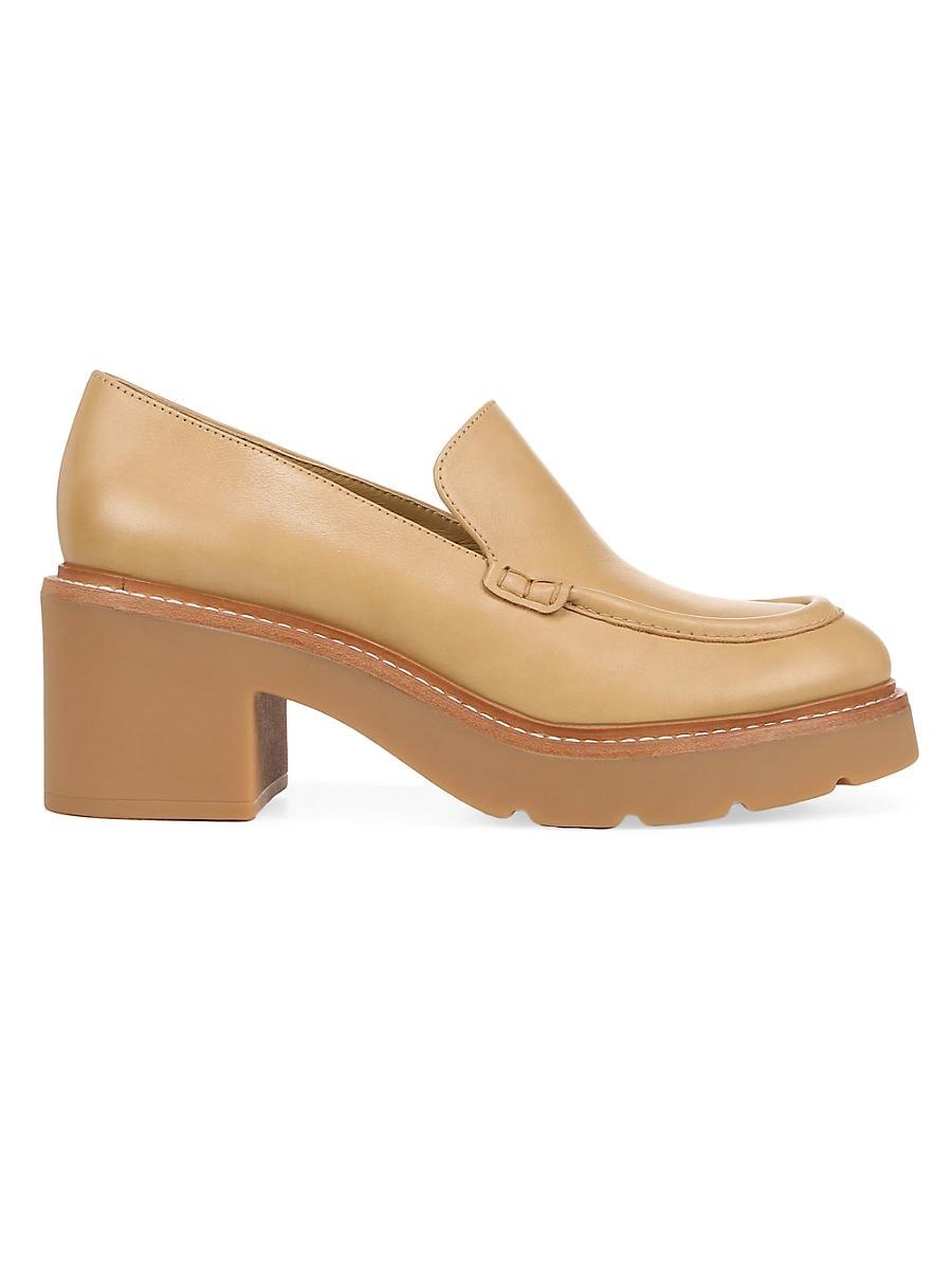 Mens VLogo Signature Leather Penny Loafers Product Image