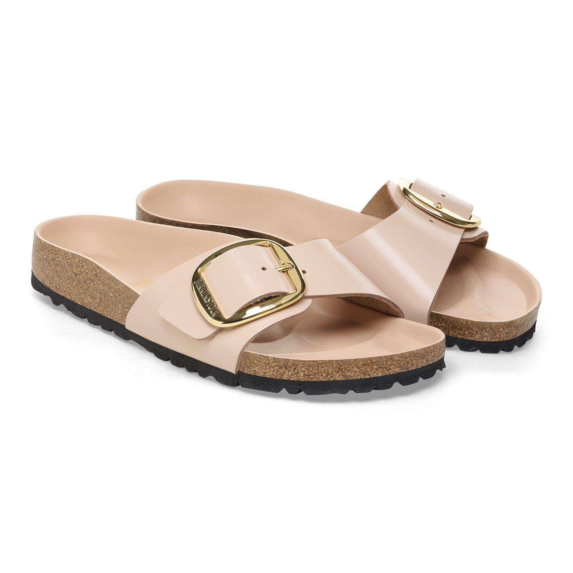 Madrid Big Buckle Natural Leather Patent Product Image