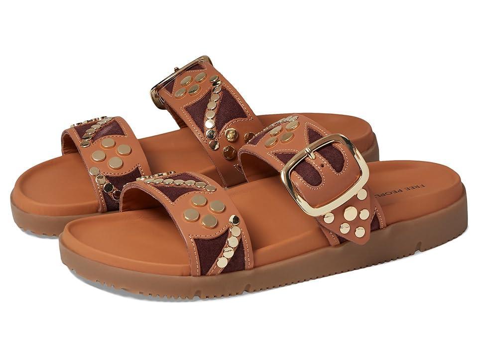 Free People Womens Revelry Studded Slide Sandals Product Image