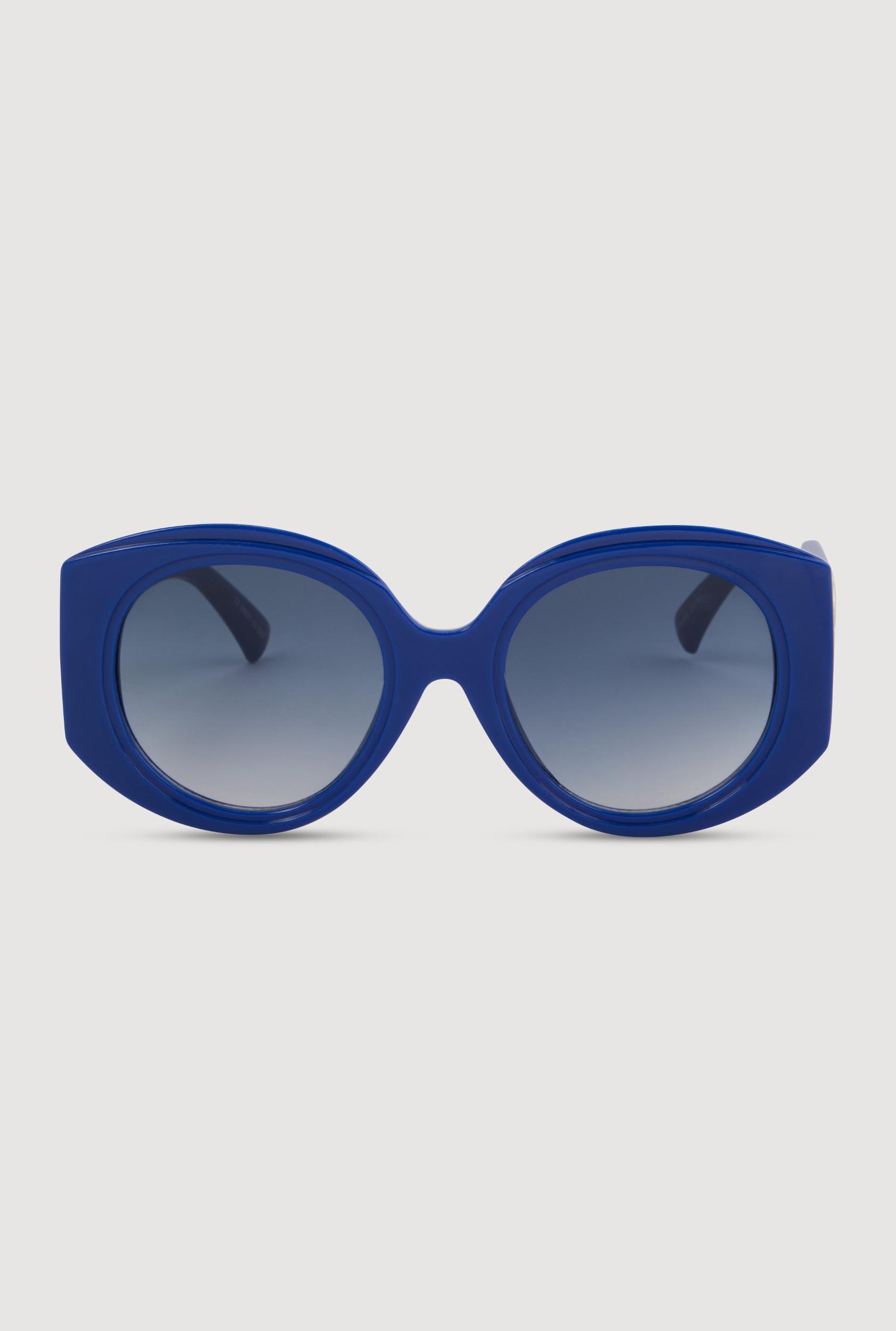 Retro Oversized Round Frame Sunglasses Female Product Image