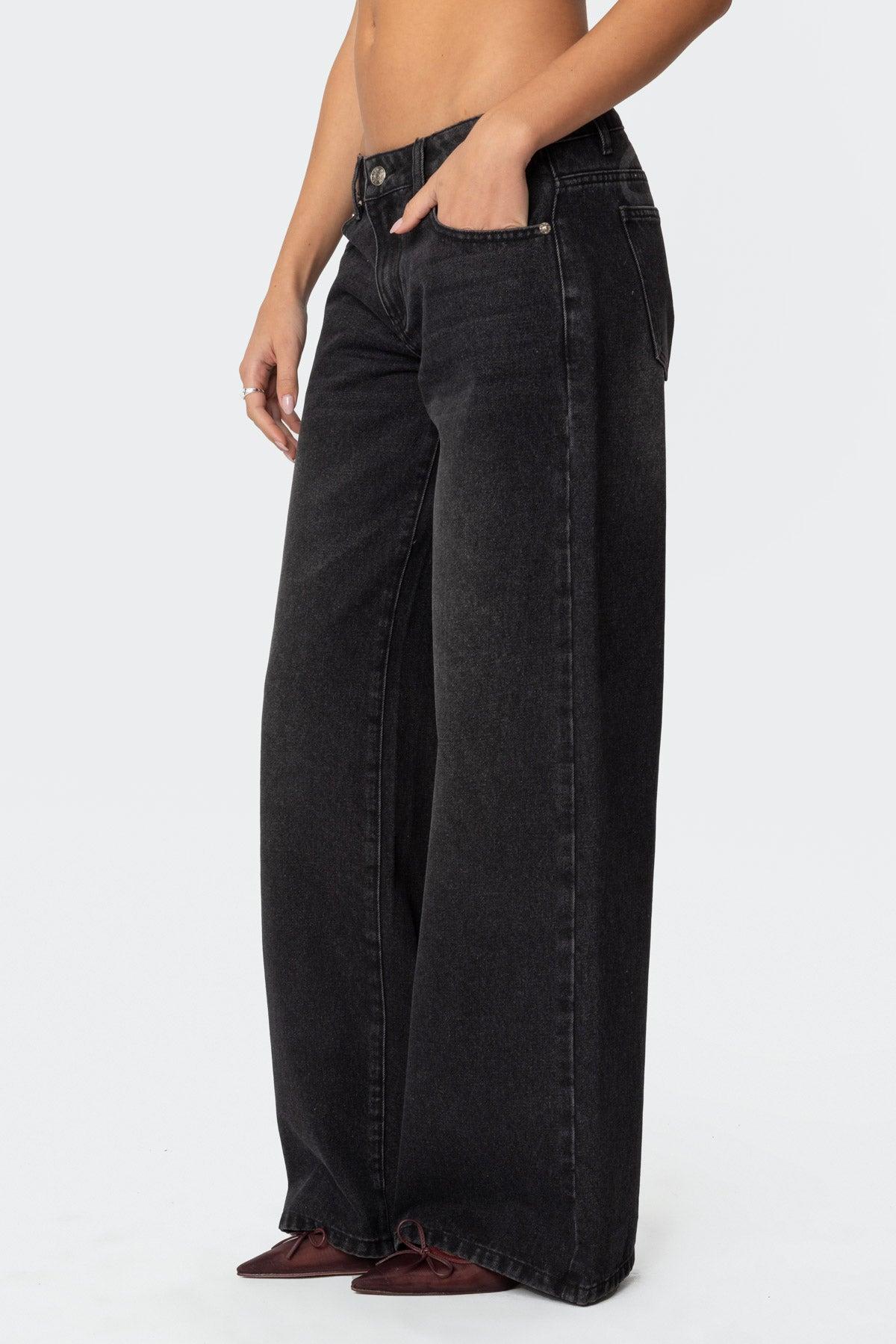 Vyxen Vintage Washed Low Rise Jeans Product Image