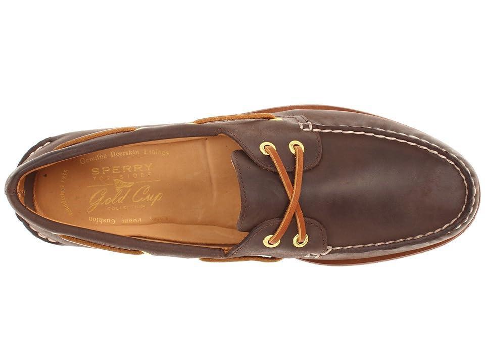 Sperry Mens Top-Sider Gold Authentic Original 2-Eye Water Resistant Boat Shoes Product Image