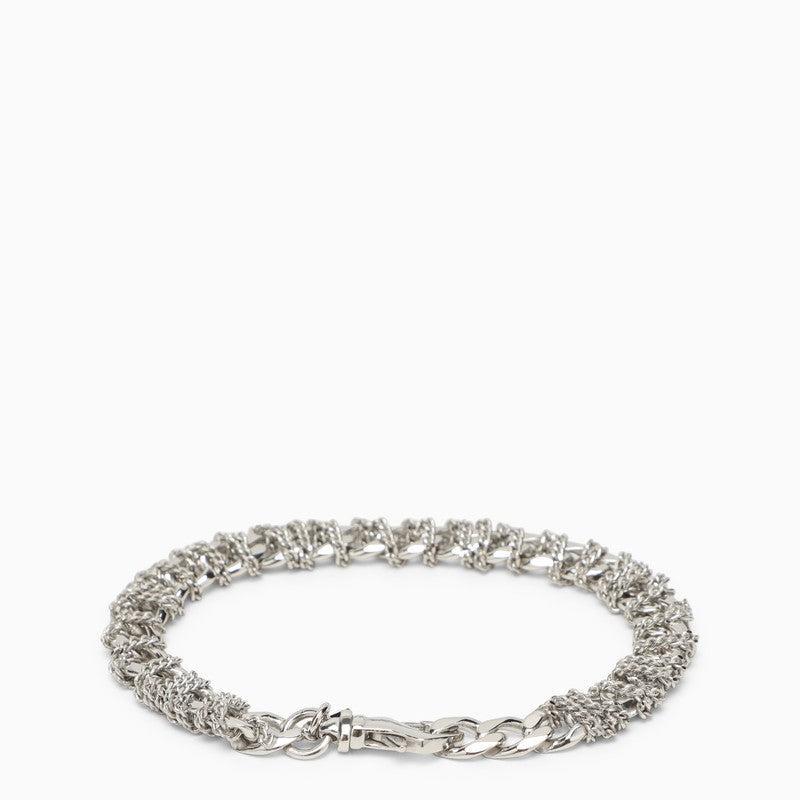 EMANUELE BICOCCHI Silver 925 Intricate Chain Bracelet In Multicolor Product Image