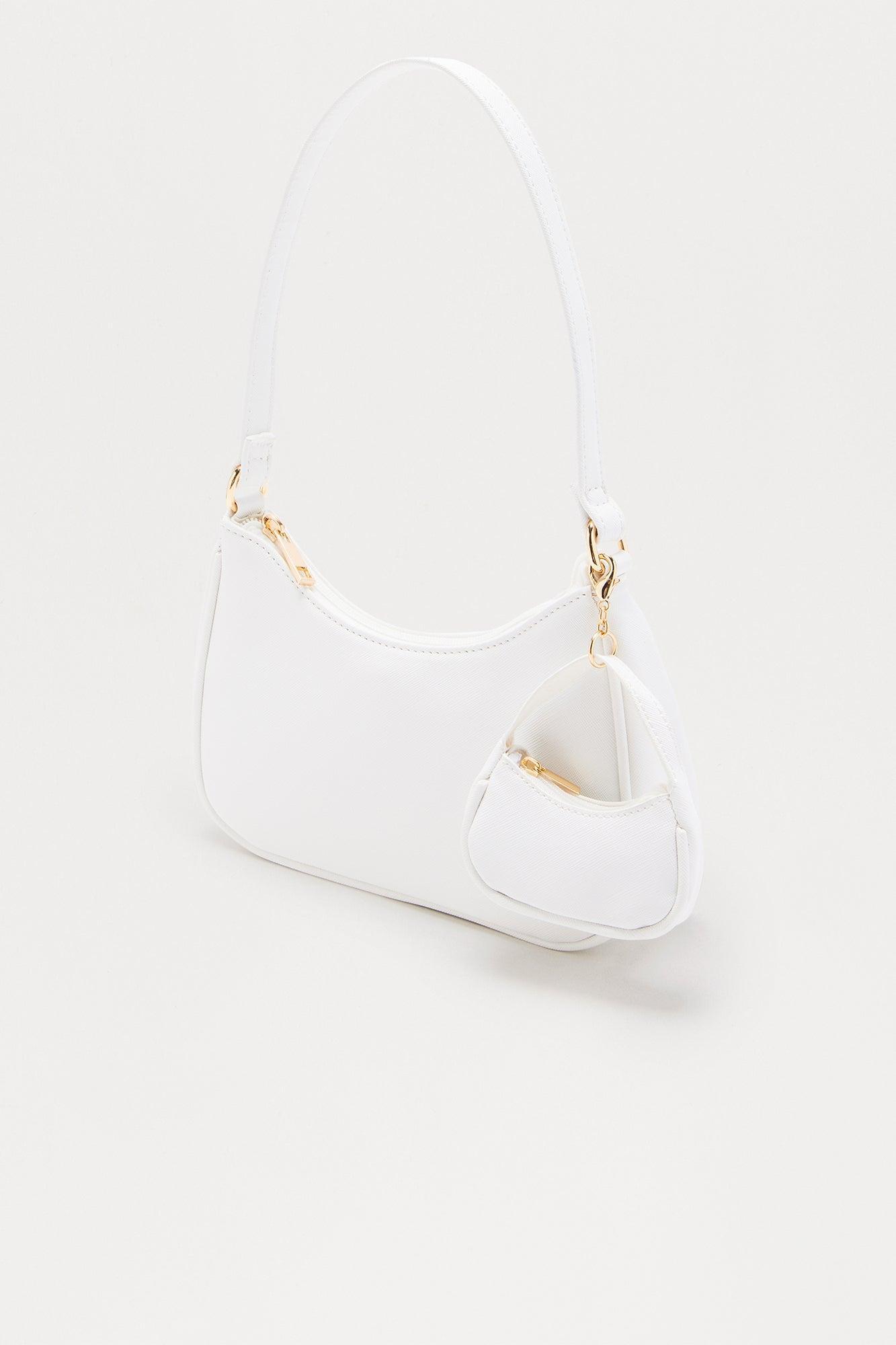 Rose Shoulder Bag - White Female Product Image