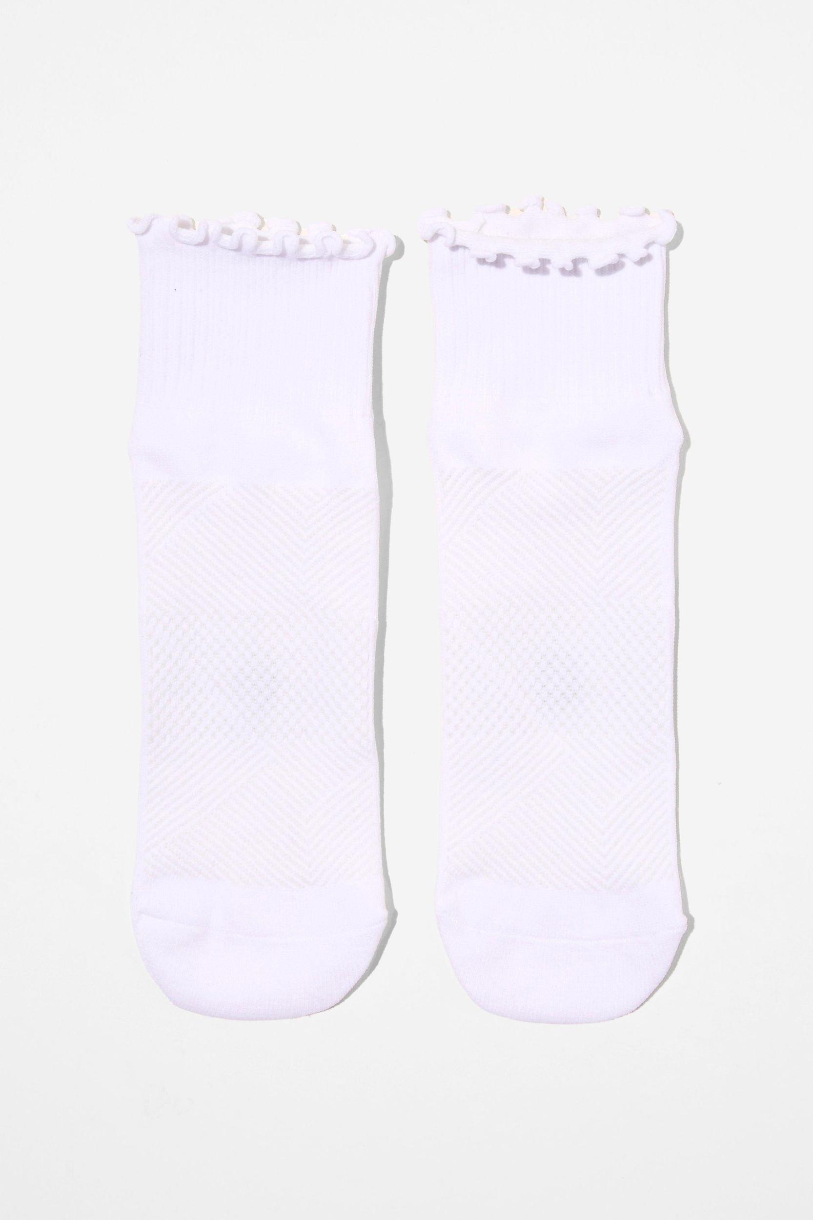 Performance Mid Crew Frill Sock Product Image