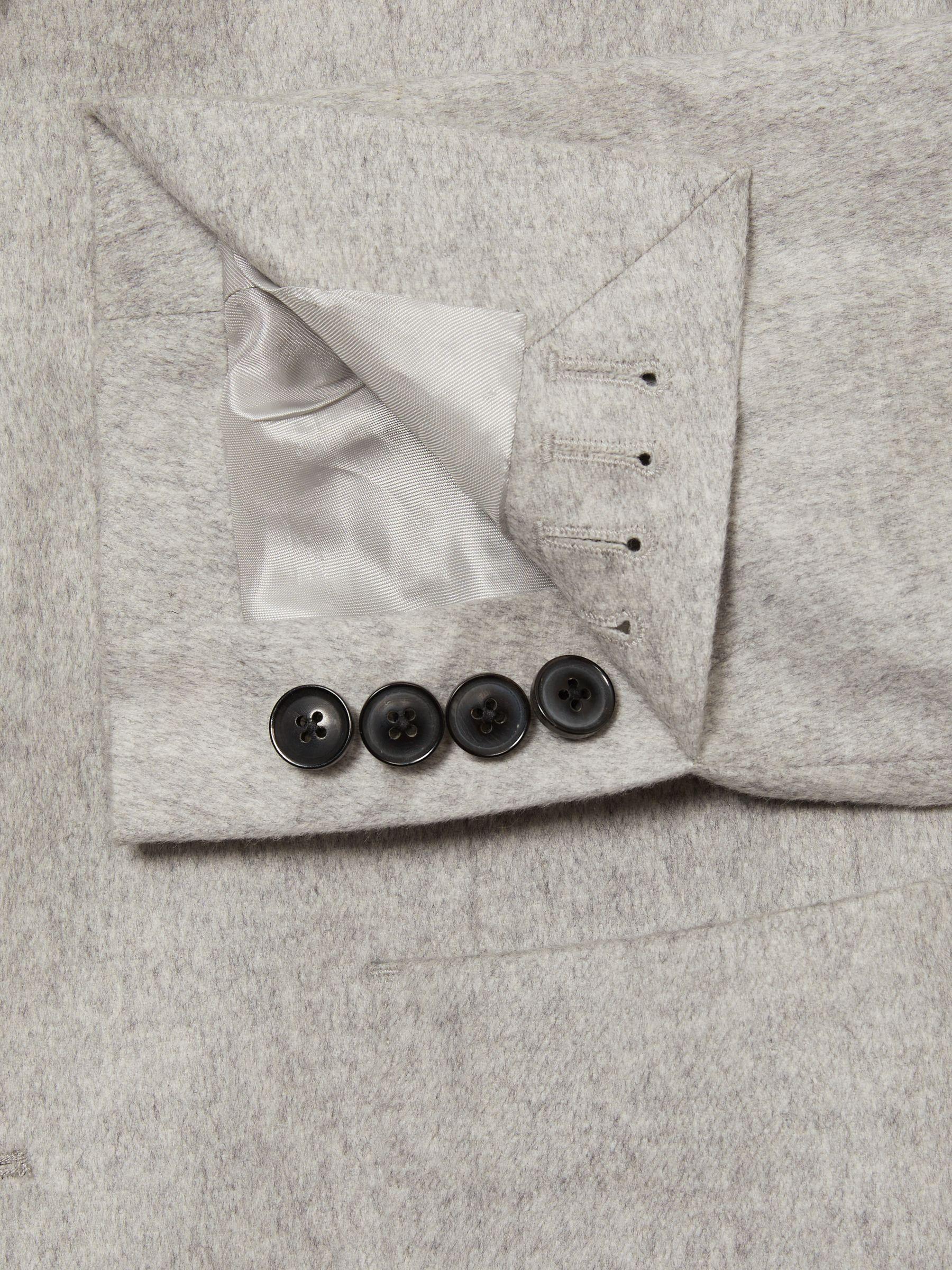 Atelier SIngle-Breasted Suit Jacket in Grey Melange Product Image