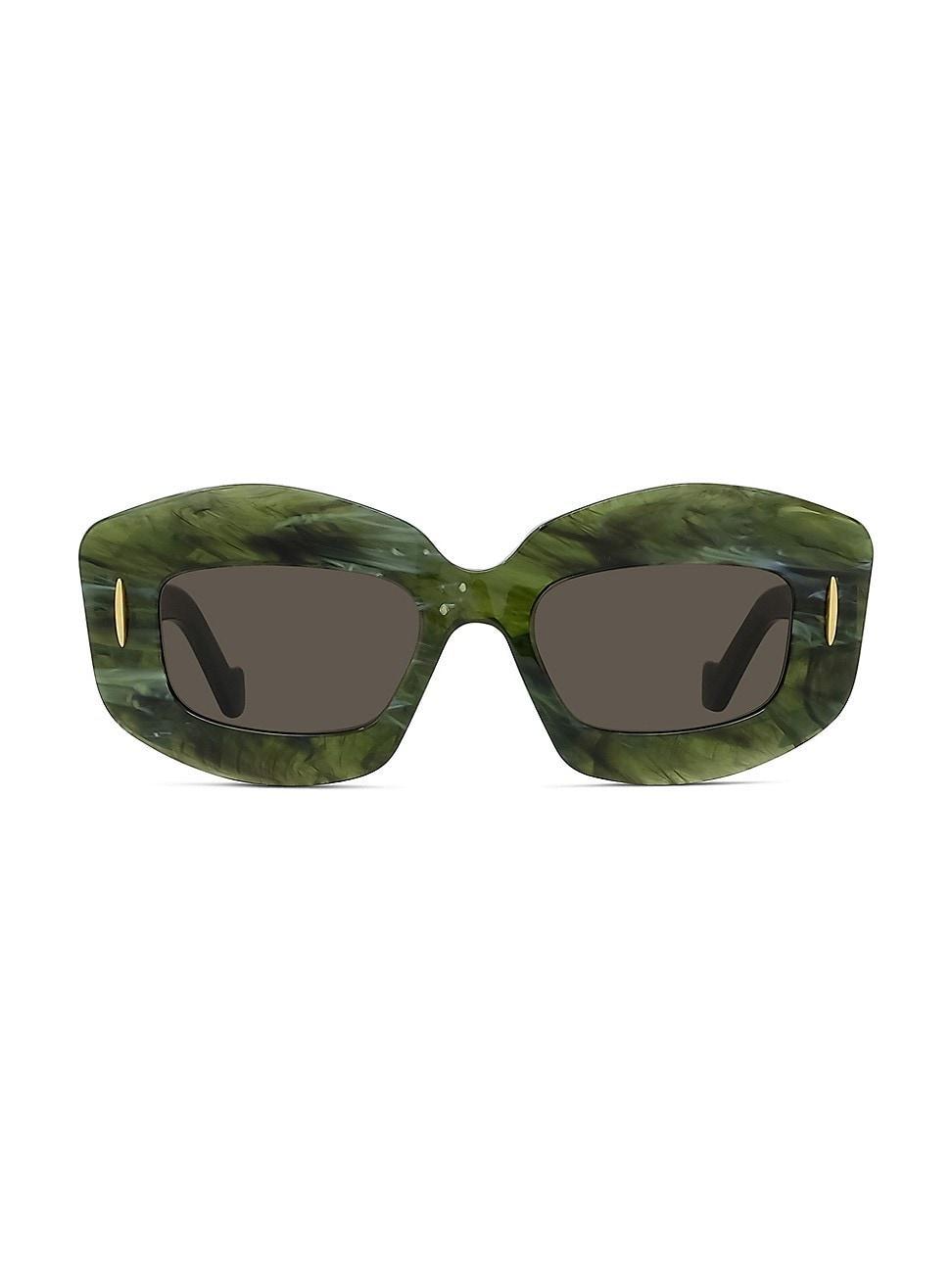 Loewe Chunky Anagram Rectangular Sunglasses, 49mm Product Image