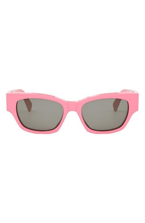 Womens 54MM Rectangular Sunglasses Product Image
