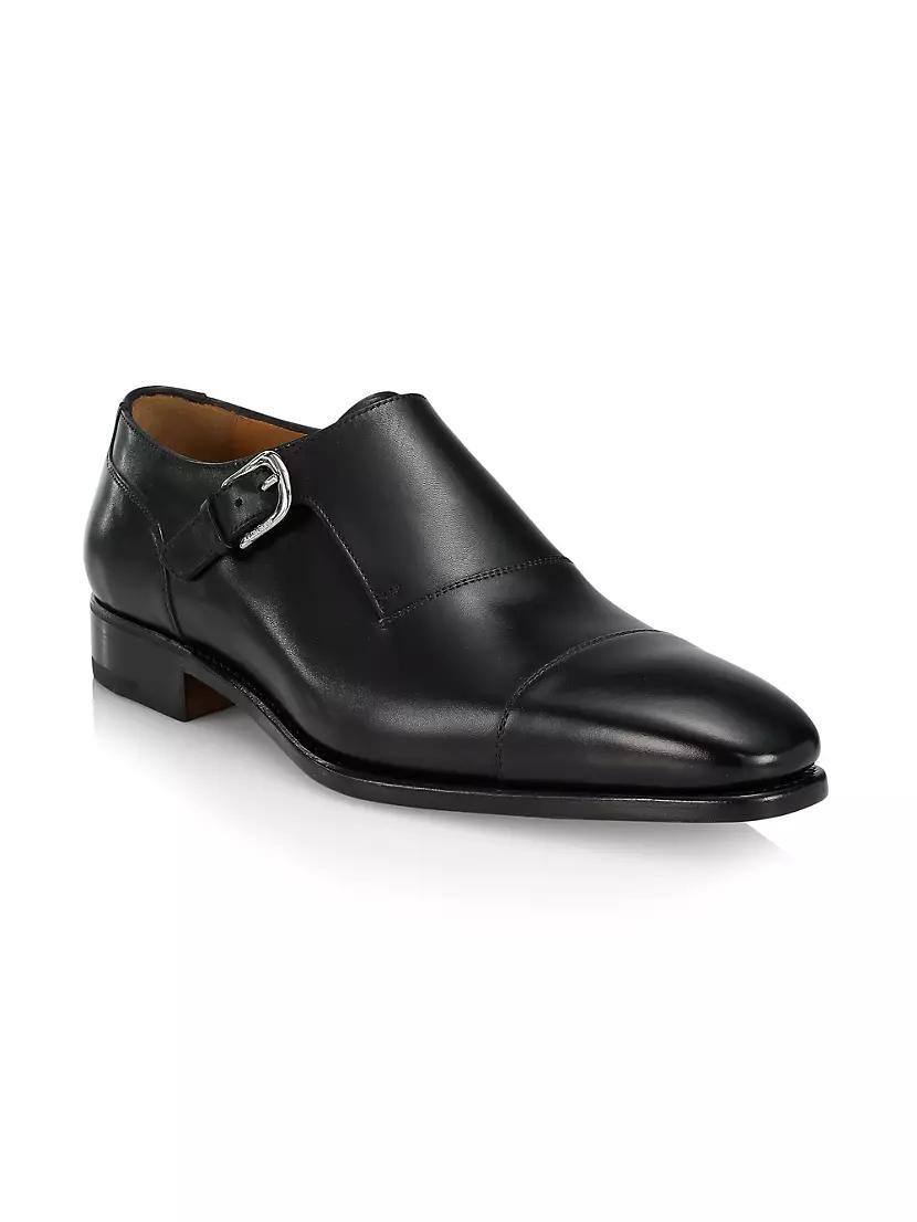 Mens T-Bar Creeper Leather Loafers Product Image