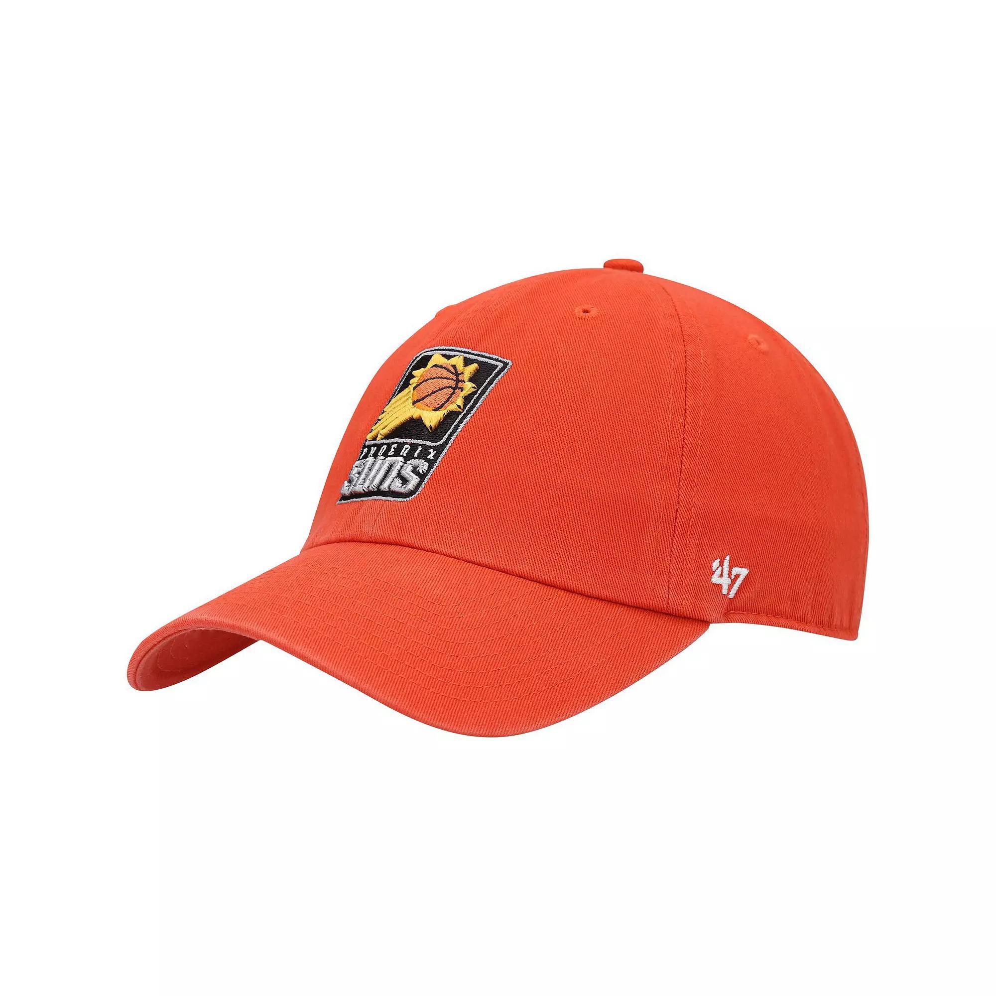 Mens 47 Orange Phoenix Suns Team Clean Up Adjustable Hat Product Image