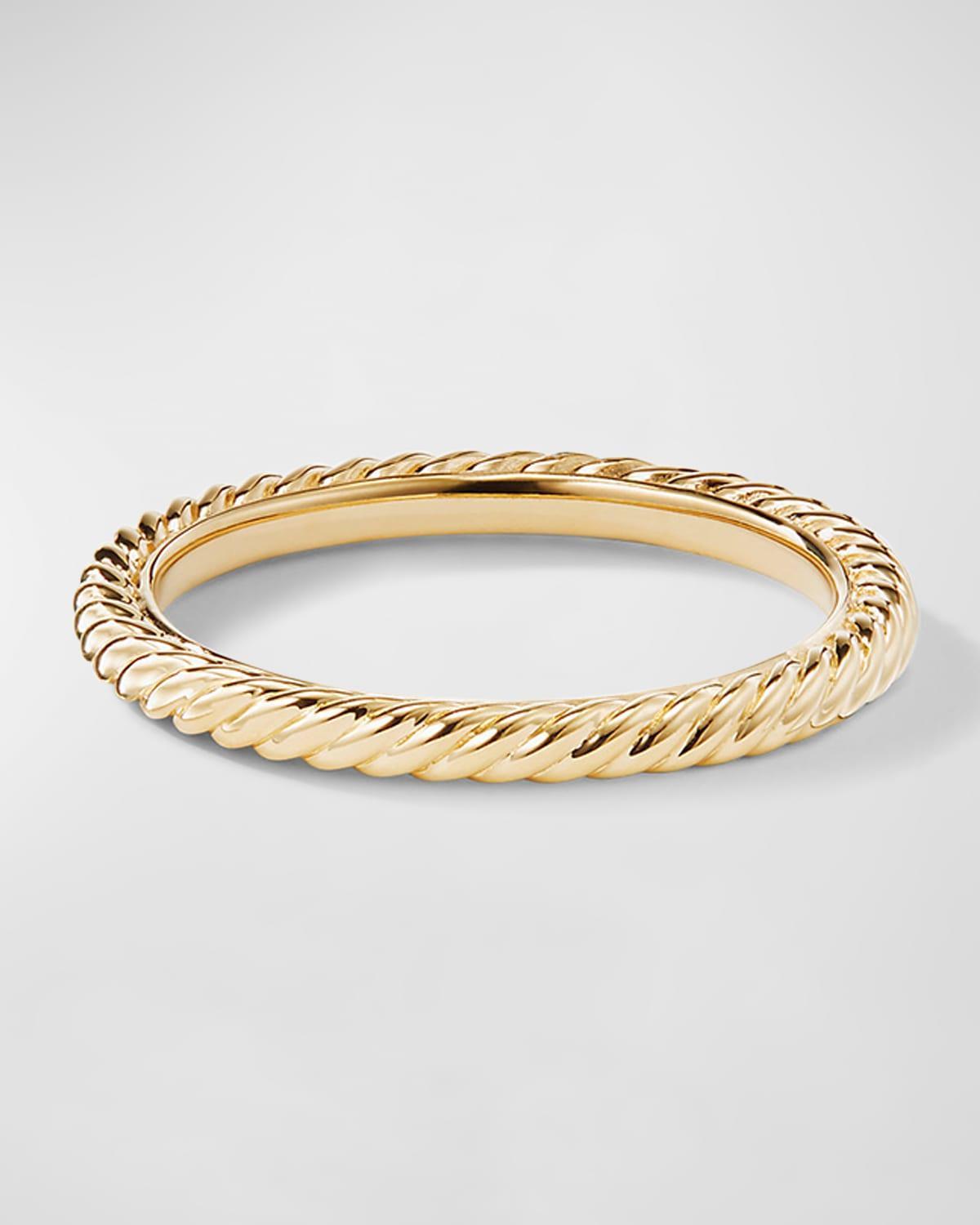 David Yurman Cable Classics Band Ring in 18K Gold, 8.5 Product Image
