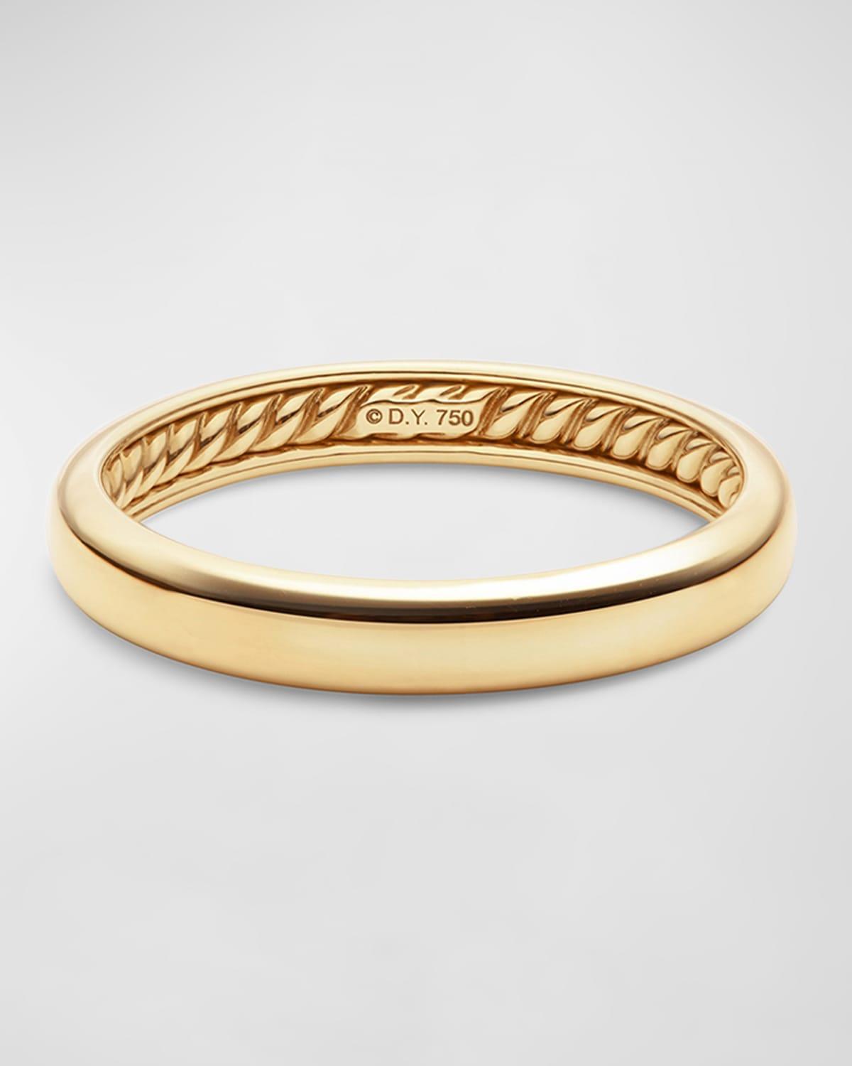 David Yurman Mens 18K Yellow Gold Classic Band Product Image