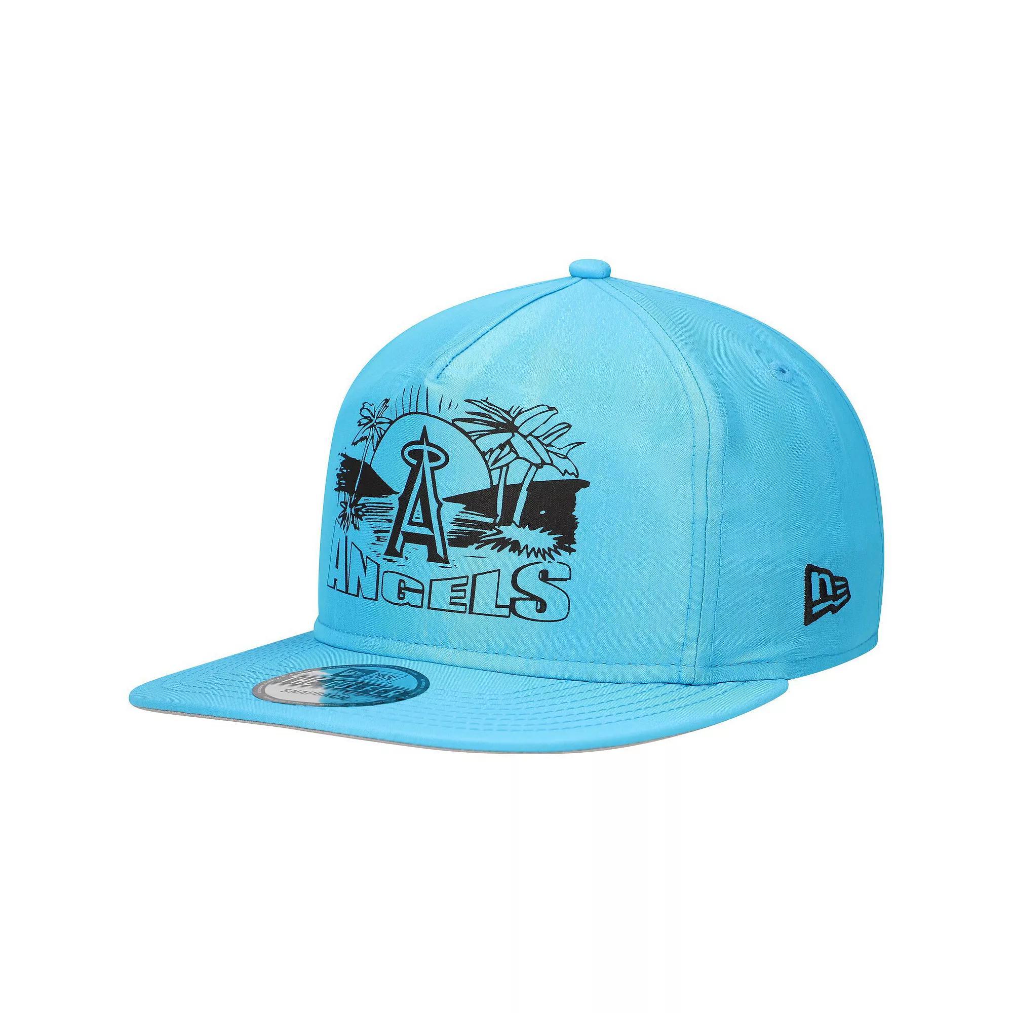 Mens New Era Los Angeles Angels Neon Golfer Snapback Hat Product Image
