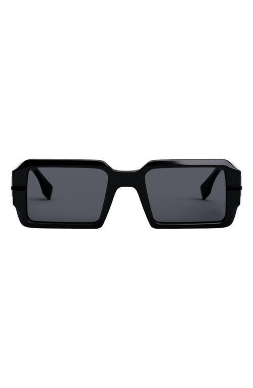 Fendi Fendigraphy Rectangular Sunglasses, 52mm Product Image