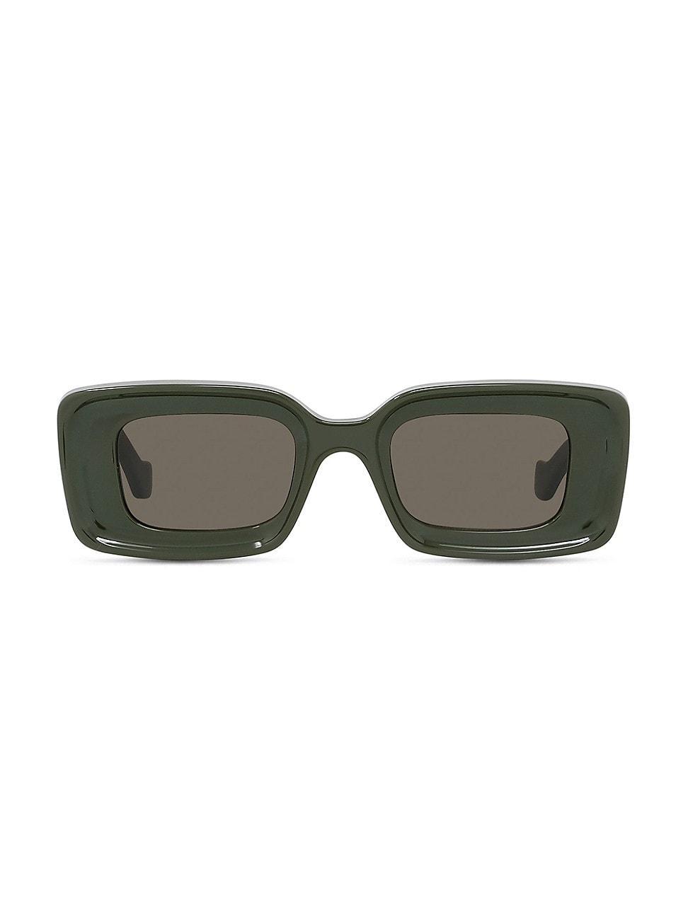 Anagram Beveled Acetate Rectangle Sunglasses Product Image